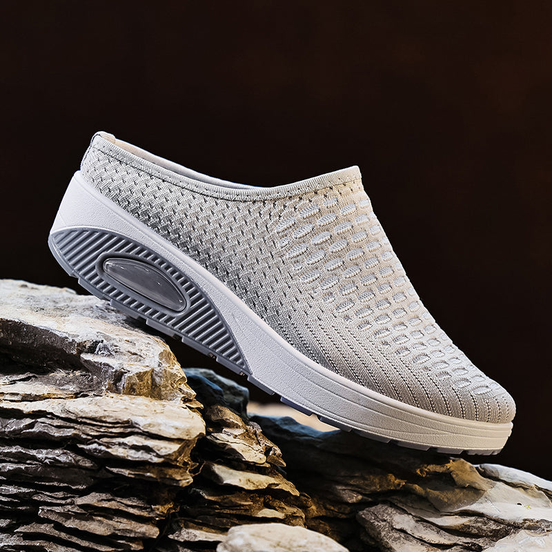 ⌛Oferta por tiempo limitado: Pantuflas de plataforma de malla transpirable para mujer