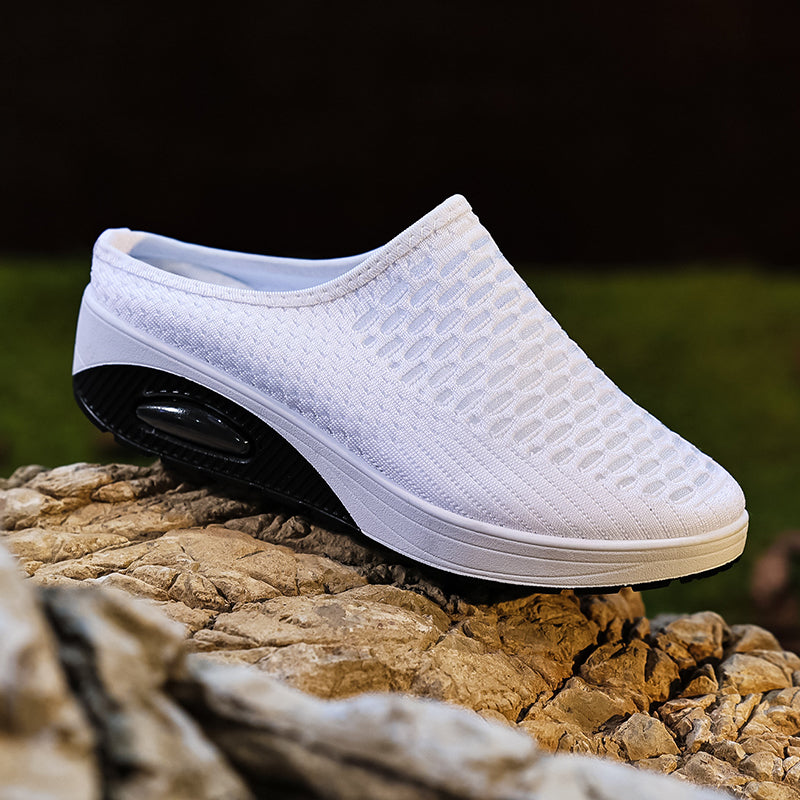 ⌛Oferta por tiempo limitado: Pantuflas de plataforma de malla transpirable para mujer