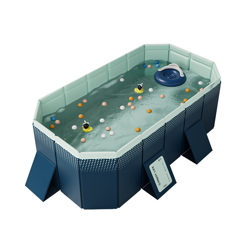 🏊‍♂️💦 Piscina familiar plegable: ¡no necesita inflado, se vacía rápidamente y se guarda de forma compacta!