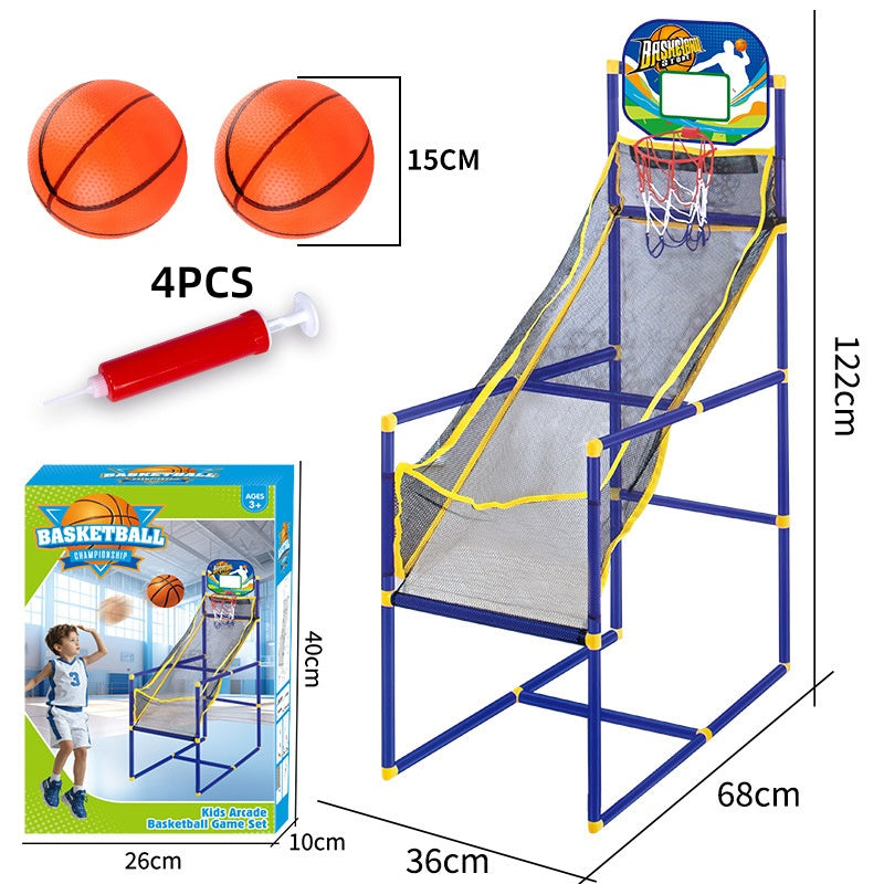 ⏰¡50 % DE DESCUENTO AHORA! ⛹️Envío rápido 🚚💨Juego de baloncesto arcade interior para niños, incluye 4 pelotas 🏀