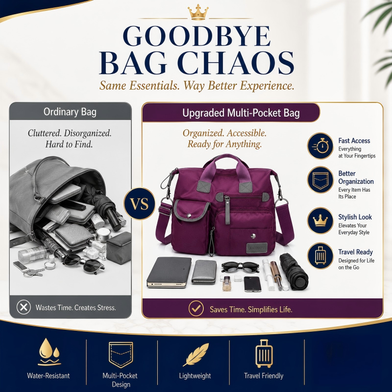 👜💧 Bolso Tote Impermeable Mujer – Gran Capacidad, Protege tus Cosas de la Lluvia y Listo para Todo 🌧️✨