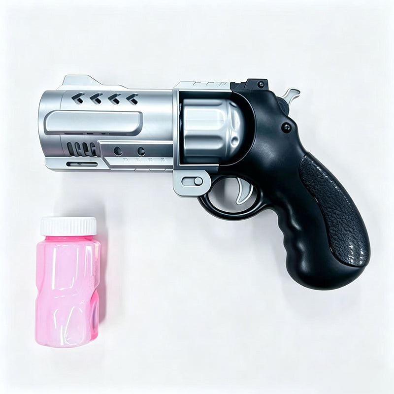Outdoor Electric Revolver Bubble Toy for Kids