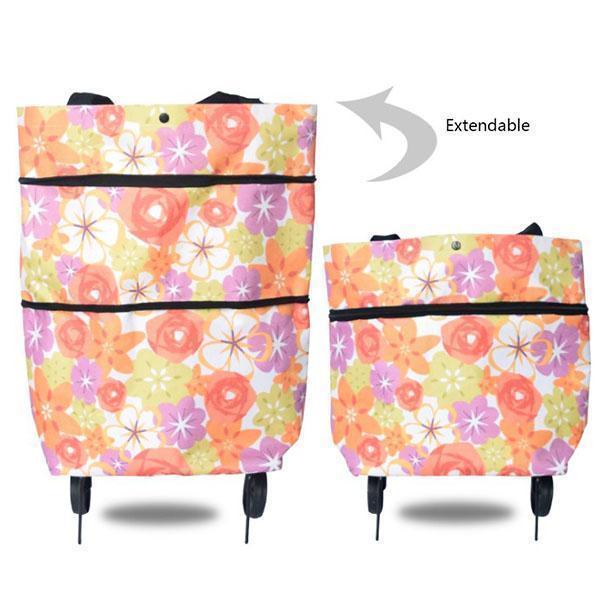 🔥Carro de la compra plegable 2 en 1🥰🛒