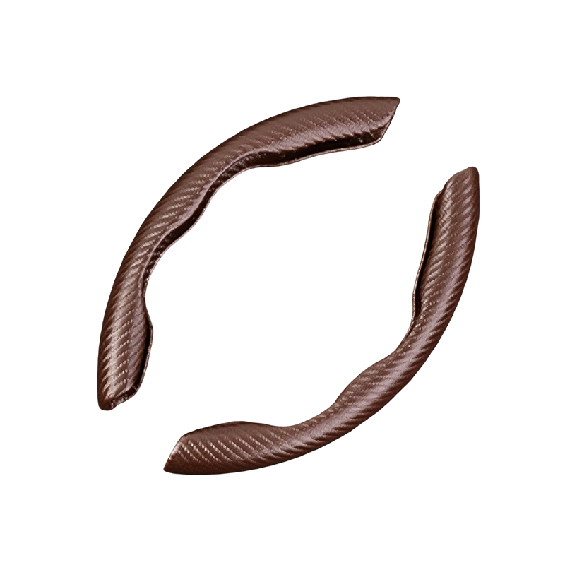 Funda de volante de fibra de carbono segmentada