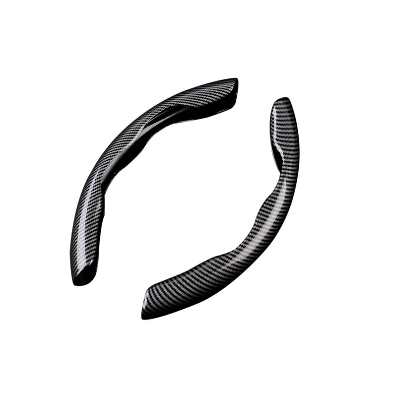 Funda de volante de fibra de carbono segmentada