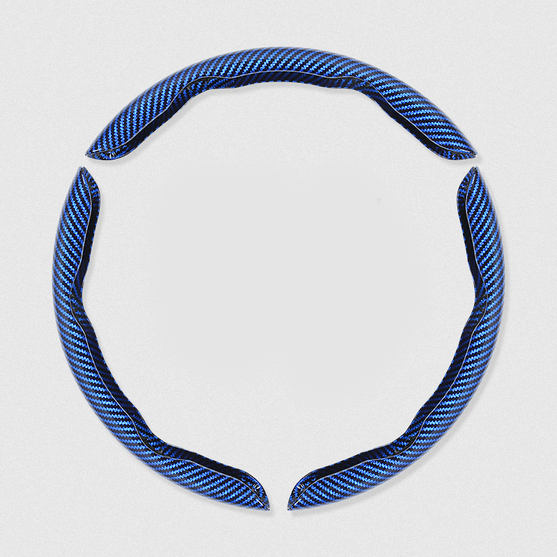 Funda de volante de fibra de carbono segmentada
