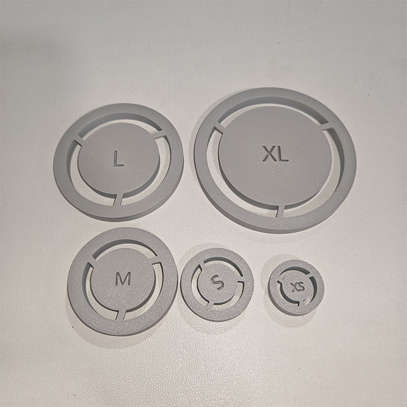 Herramienta de centrado para plantillas de anillos de cerámica para recortar arcilla