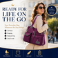 👜💧 Bolso Tote Impermeable Mujer – Gran Capacidad, Protege tus Cosas de la Lluvia y Listo para Todo 🌧️✨