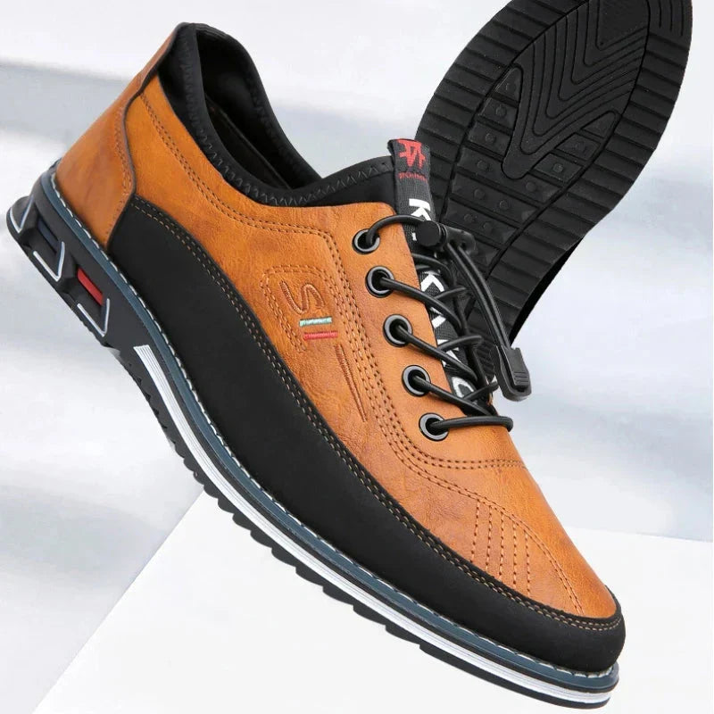Zapatos de cuero para hombre de estilo clásico y moderno
