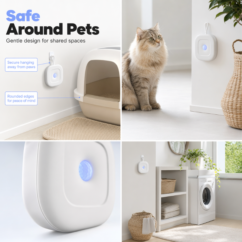 🎉Oferta por tiempo limitado✨Eliminador de olores inteligente para mascotas con correa para colgar💖