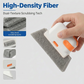 🔥Hot Sale 🔥 Stop Picking Window Tracks with Your Fingernail! 3-in-1 Window Track Cleaning Tool – Brush + Scraper + Scrub Pad, Reaches Where Fingers Can't