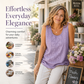 ⌛Limited-Time Offer-Women's Round Neck Embroidered Tank Tops