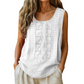 ⌛Limited-Time Offer-Women's Round Neck Embroidered Tank Tops