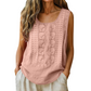 ⌛Limited-Time Offer-Women's Round Neck Embroidered Tank Tops