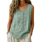 ⌛Limited-Time Offer-Women's Round Neck Embroidered Tank Tops