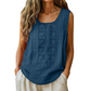 ⌛Limited-Time Offer-Women's Round Neck Embroidered Tank Tops