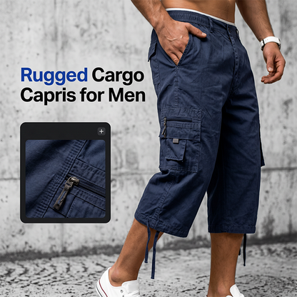 👖🔧 LIMITED TIME 50% OFF! 🛠️Men's Multi-Pocket Capri Pants – 5 utility pockets & durable fabric – Carry everything, anywhere.