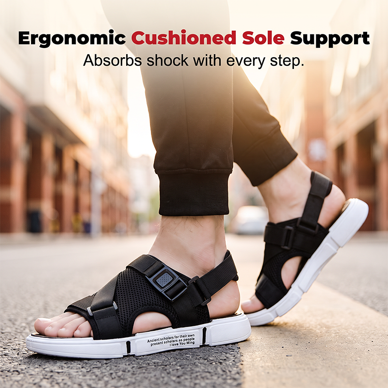 🔥50% de descuento en la gran venta de verano👟Sandalias transpirables de punta abierta para hombre🍃