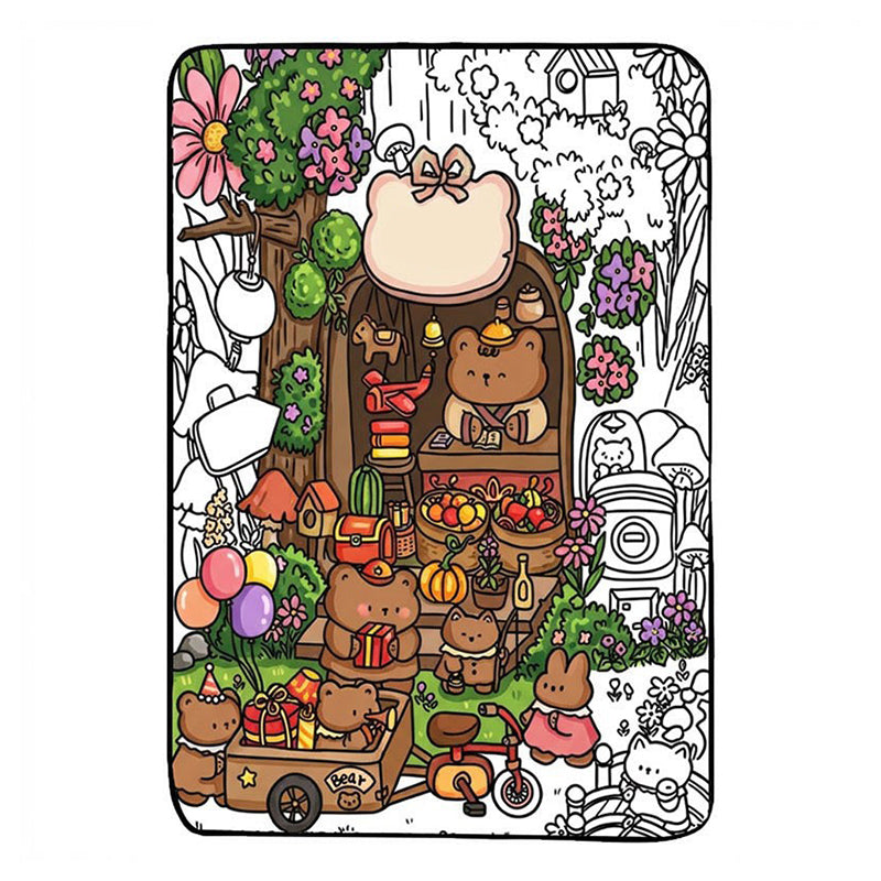 Family Bonding DIY Drawing Blanket