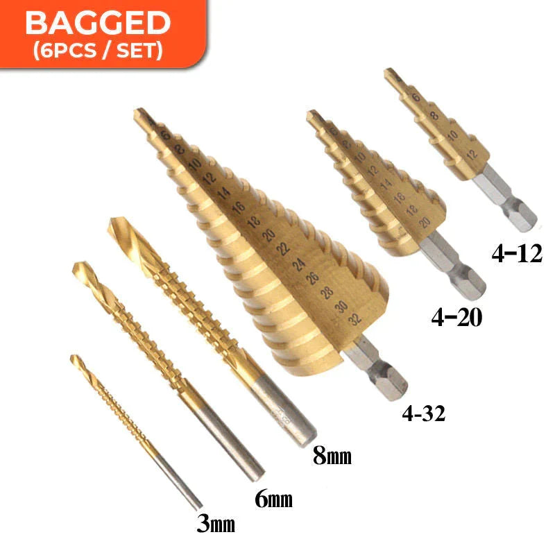 Juego de Brocas de Titanio（6pcs）