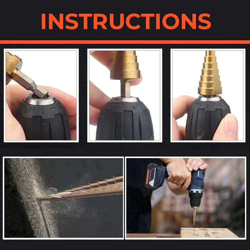 Juego de Brocas de Titanio（6pcs）