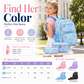 Girls' Cute Multi-Pocket School Backpack
