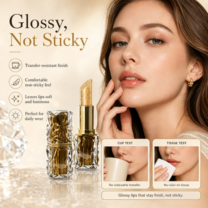 Lápiz labial en gel que cambia de color con la temperatura