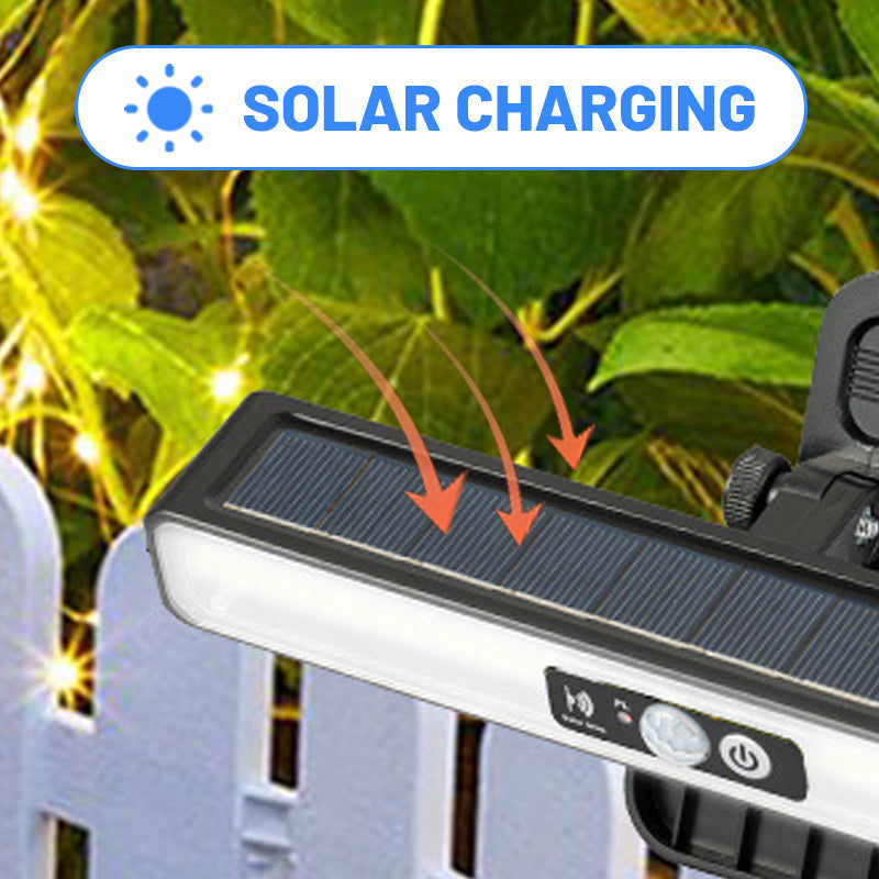 🔥🔥 Luces solares exteriores con clip y sensor de movimiento