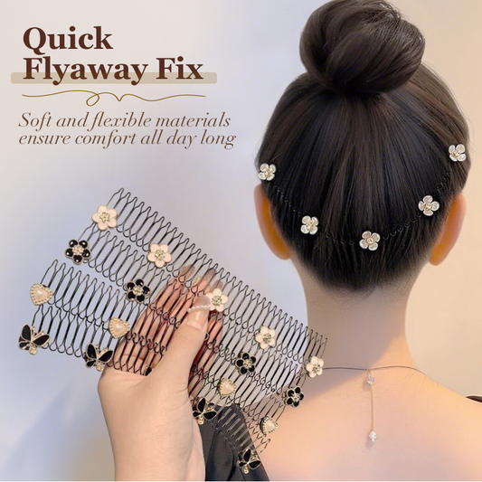 🔥¡Oferta imperdible con 50% de descuento!🔥 Elegante diadema flexible e invisible que evita los cabellos sueltos: agarre en espiral, sin marcas ni enredos 💇