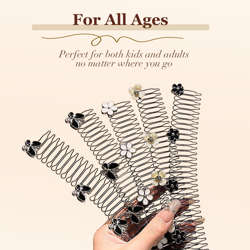 🔥¡Oferta imperdible con 50% de descuento!🔥 Elegante diadema flexible e invisible que evita los cabellos sueltos: agarre en espiral, sin marcas ni enredos 💇