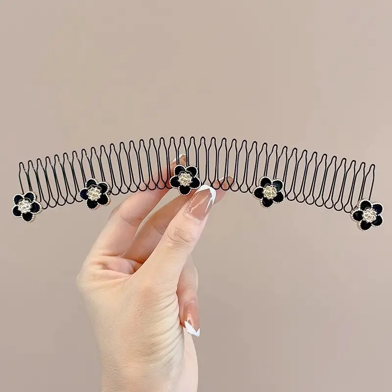 🔥¡Oferta imperdible con 50% de descuento!🔥 Elegante diadema flexible e invisible que evita los cabellos sueltos: agarre en espiral, sin marcas ni enredos 💇