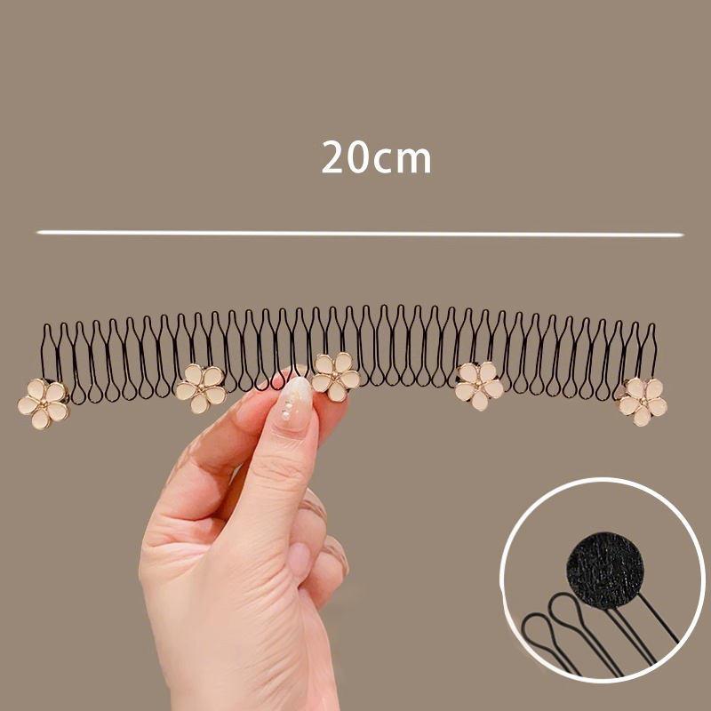 🔥¡Oferta imperdible con 50% de descuento!🔥 Elegante diadema flexible e invisible que evita los cabellos sueltos: agarre en espiral, sin marcas ni enredos 💇