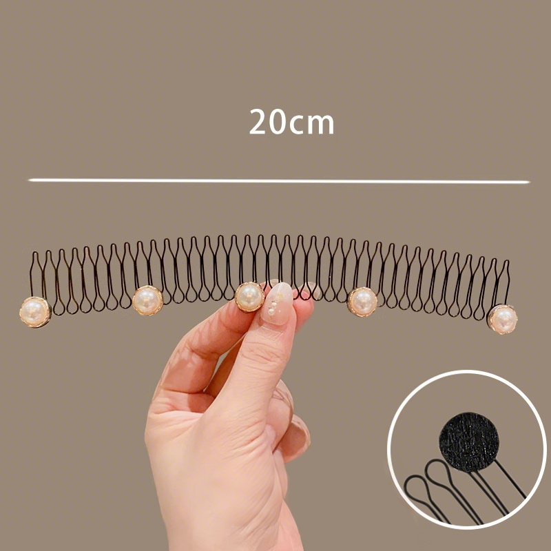 🔥¡Oferta imperdible con 50% de descuento!🔥 Elegante diadema flexible e invisible que evita los cabellos sueltos: agarre en espiral, sin marcas ni enredos 💇