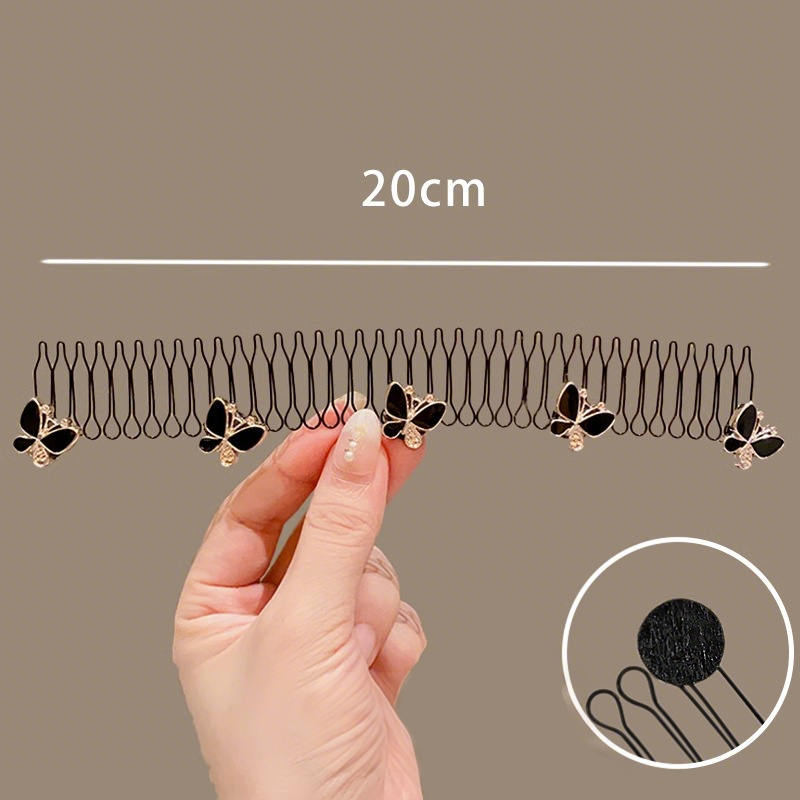 🔥¡Oferta imperdible con 50% de descuento!🔥 Elegante diadema flexible e invisible que evita los cabellos sueltos: agarre en espiral, sin marcas ni enredos 💇