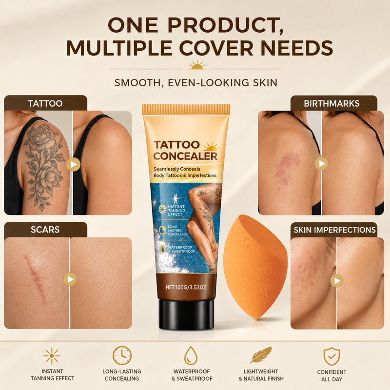 Waterproof Full Coverage Tattoo Concealer