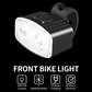 Luz delantera y trasera recargable para bicicleta