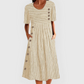 🎉🛍️Hot Promotion 50% OFF💃Timeless Striped Midi Dress