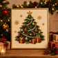 🧘Relajante e ideal para principiantes - 🎨💎Kit de arte DIY de pintura de diamantes y perlas con temática navideña