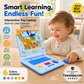 🔥50% de desconto por tempo limitado! 👧Brinquedos educativos para estimular as capacidades cognitivas das crianças! 🖥️Portátil de brincar com simulação interativa