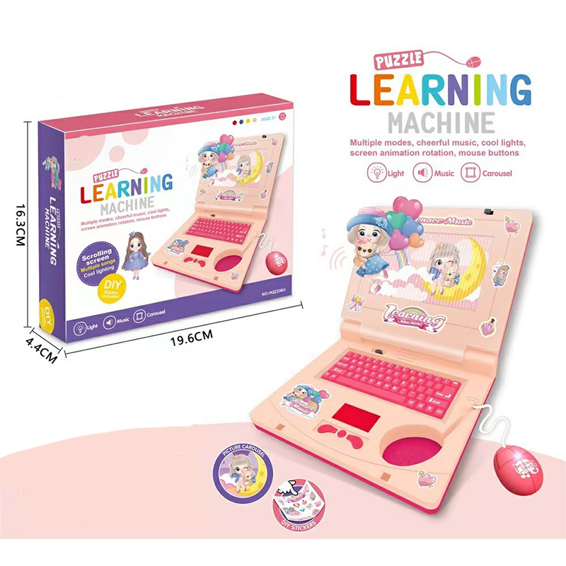 🔥50% de desconto por tempo limitado! 👧Brinquedos educativos para estimular as capacidades cognitivas das crianças! 🖥️Portátil de brincar com simulação interativa