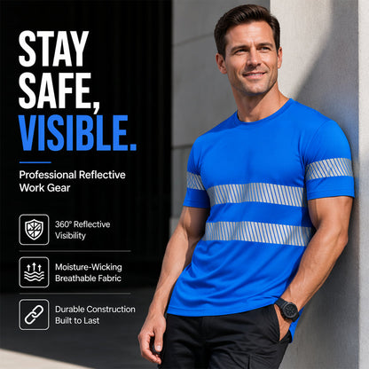 🚧💡 LIMITED TIME 50% OFF! 🦺Hi-Vis Reflective Safety Top – Bright visibility & 360° protection.
