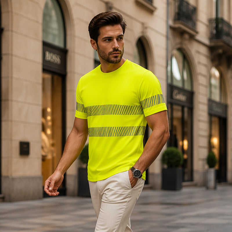 🚧💡 LIMITED TIME 50% OFF! 🦺Hi-Vis Reflective Safety Top – Bright visibility & 360° protection.