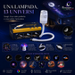 🌌 50 % RABATT NU! 💫 USB-lampa med stjärnhimmelprojektion – 13 utbytbara filmskivor & flexibel hals – perfekt för sovrummet ✨