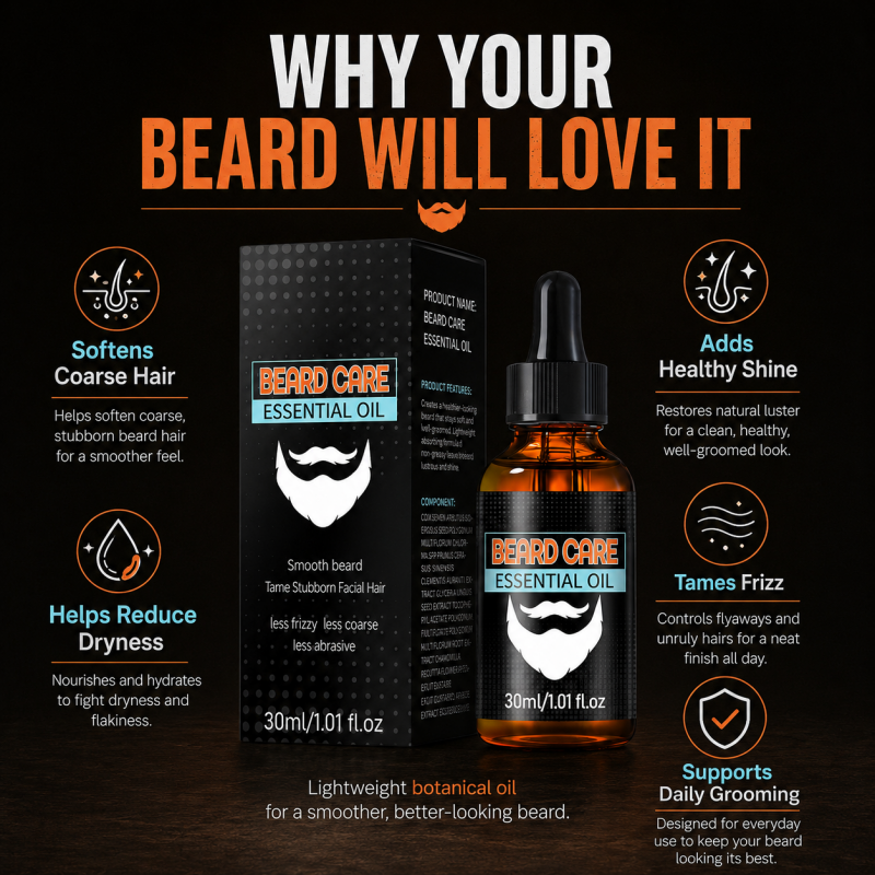 Aceite esencial nutritivo para el cuidado de la barba