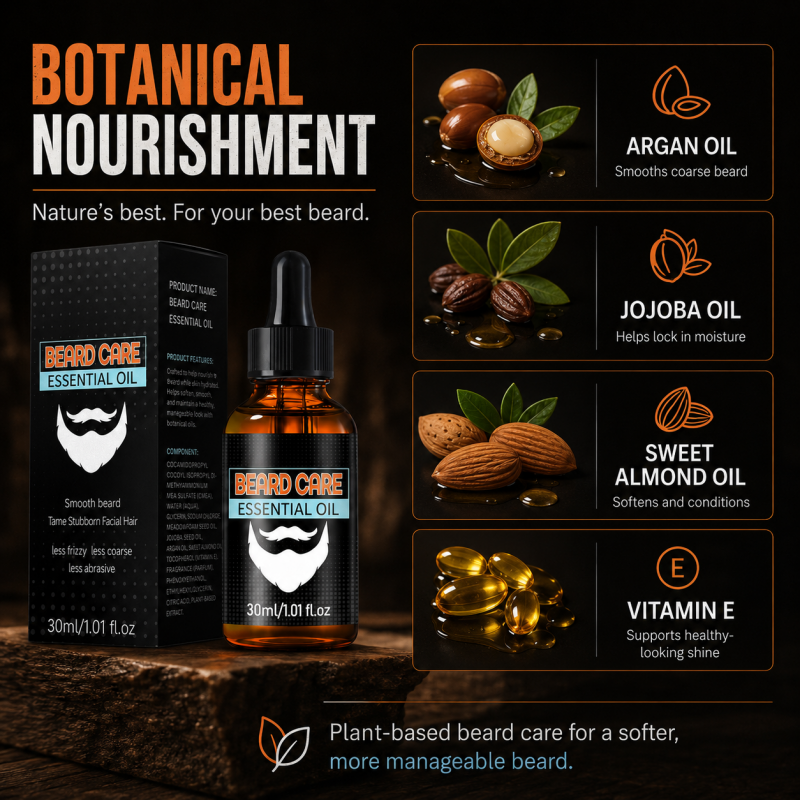 Aceite esencial nutritivo para el cuidado de la barba
