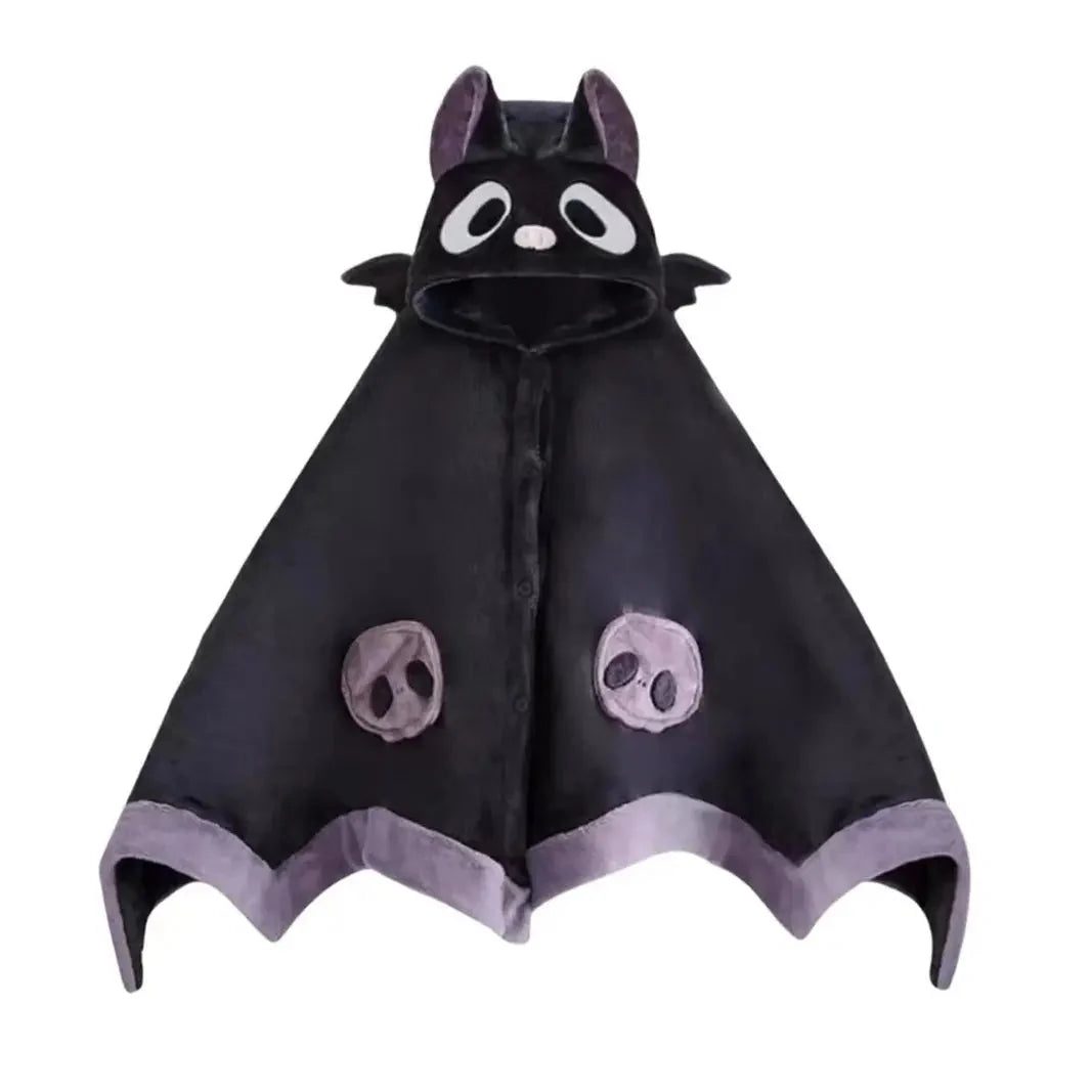🎁【summerween】1pc Unisex Wearable Blanket Bat  Hooded Cape