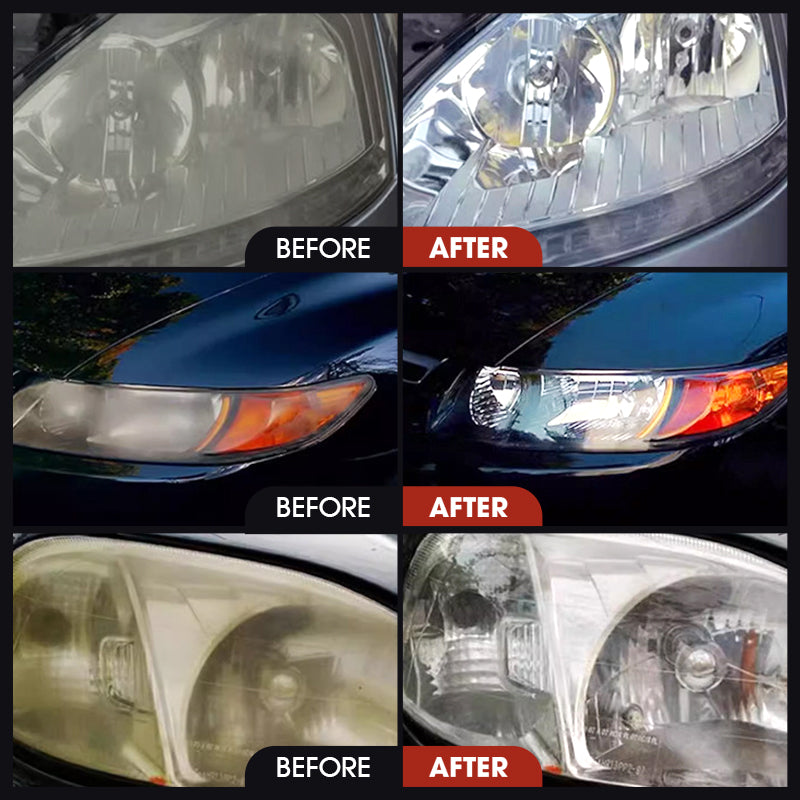 Kit de restauración de faros para luces amarillentas y empañadas