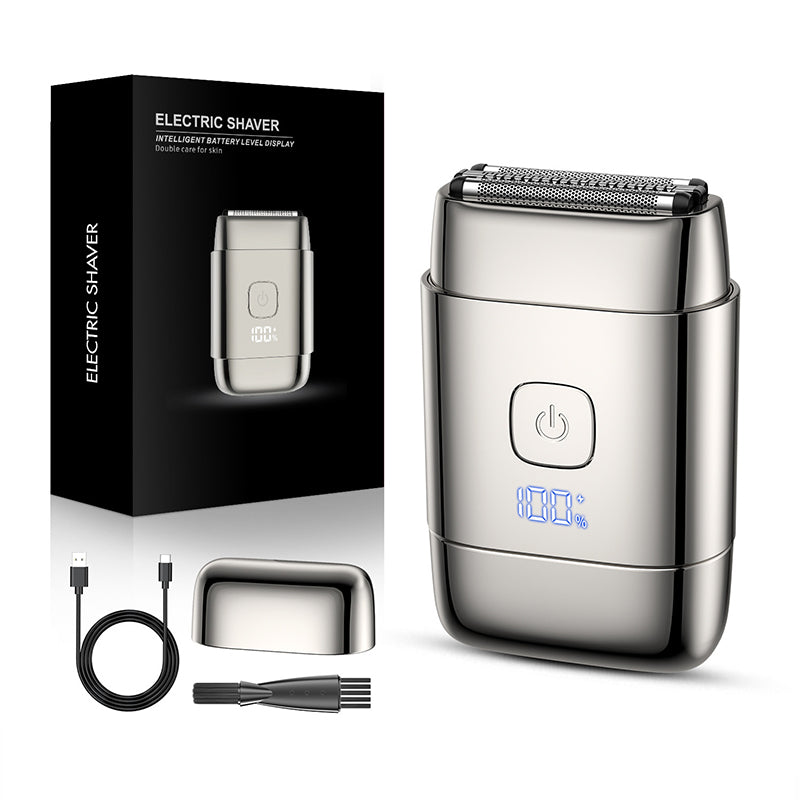 🔥🔥Afeitadora eléctrica portátil para hombre con 3 cuchillas