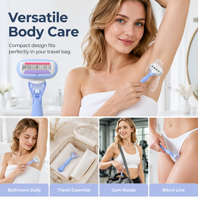 5-Blade Razor Handle for Women