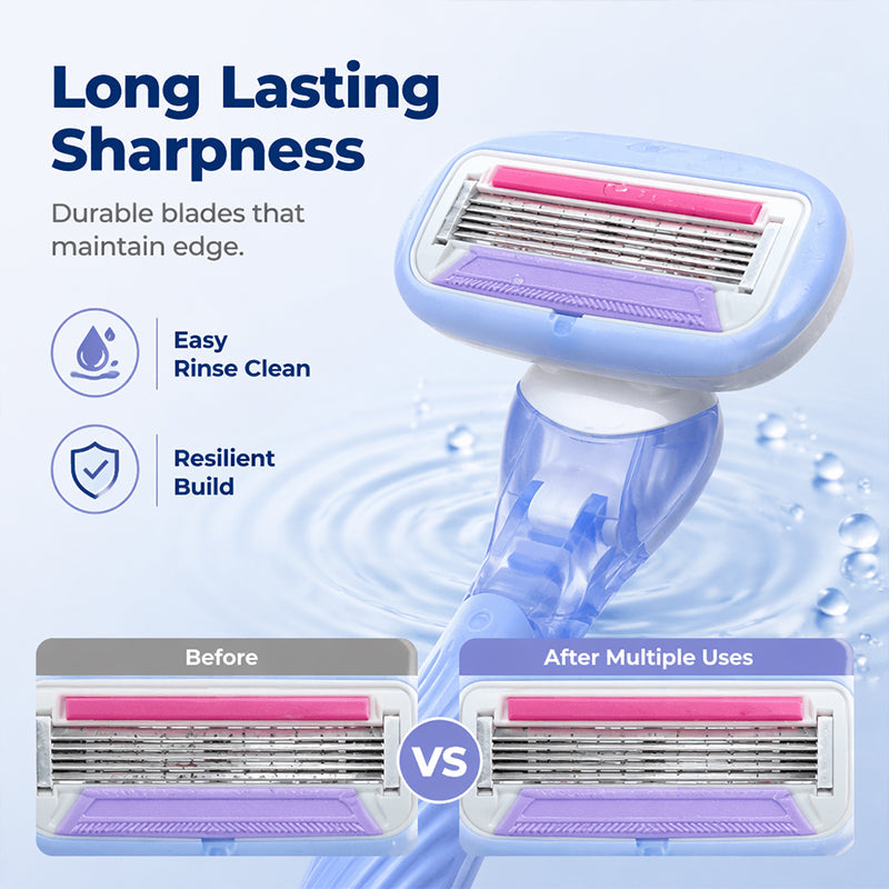 5-Blade Razor Handle for Women
